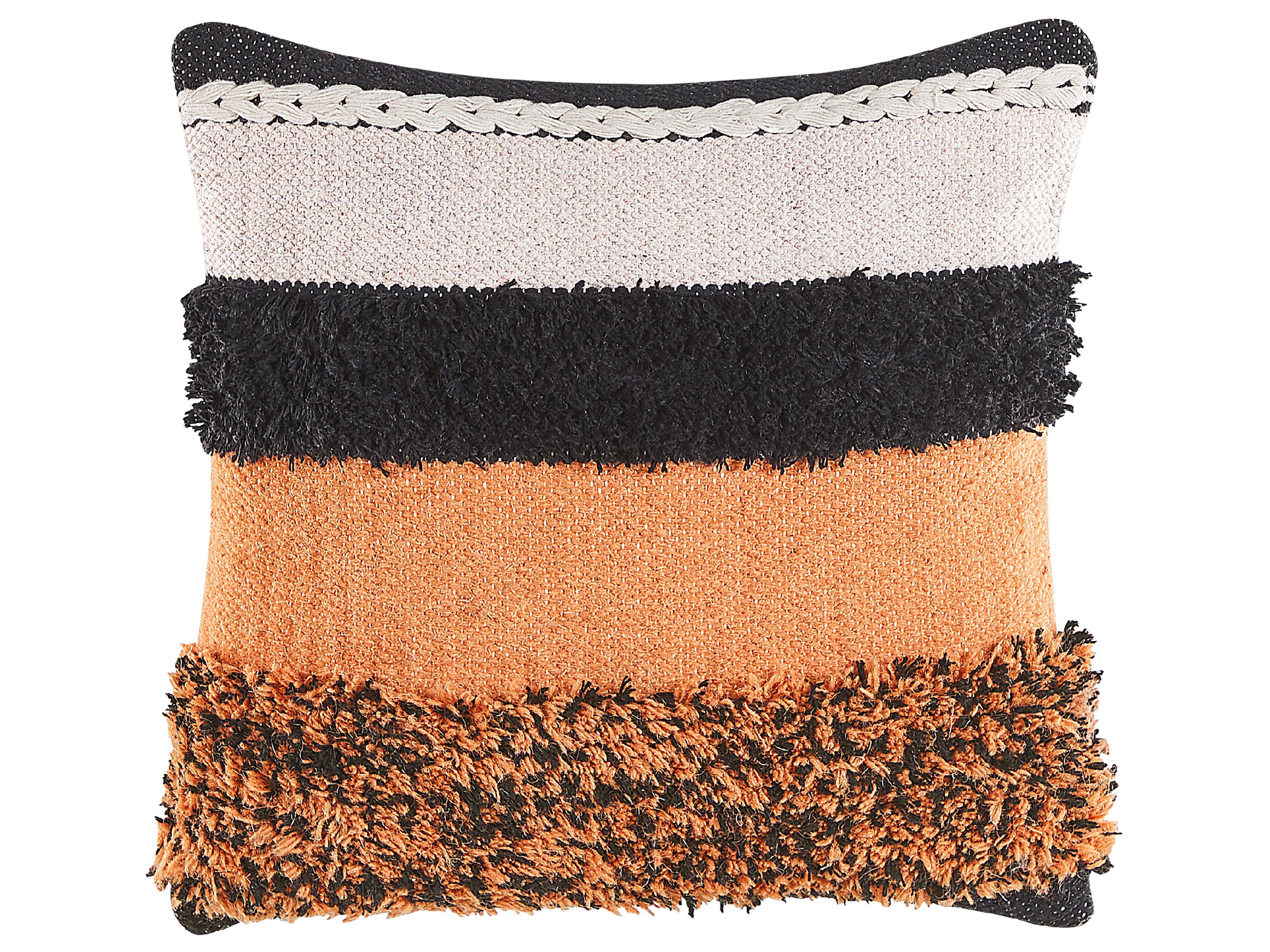 DEKOKISSEN Bunt 45/45 cm Mihalgazi - Multicolor, Naturmaterialien/Textil (45/45cm) - Beliani