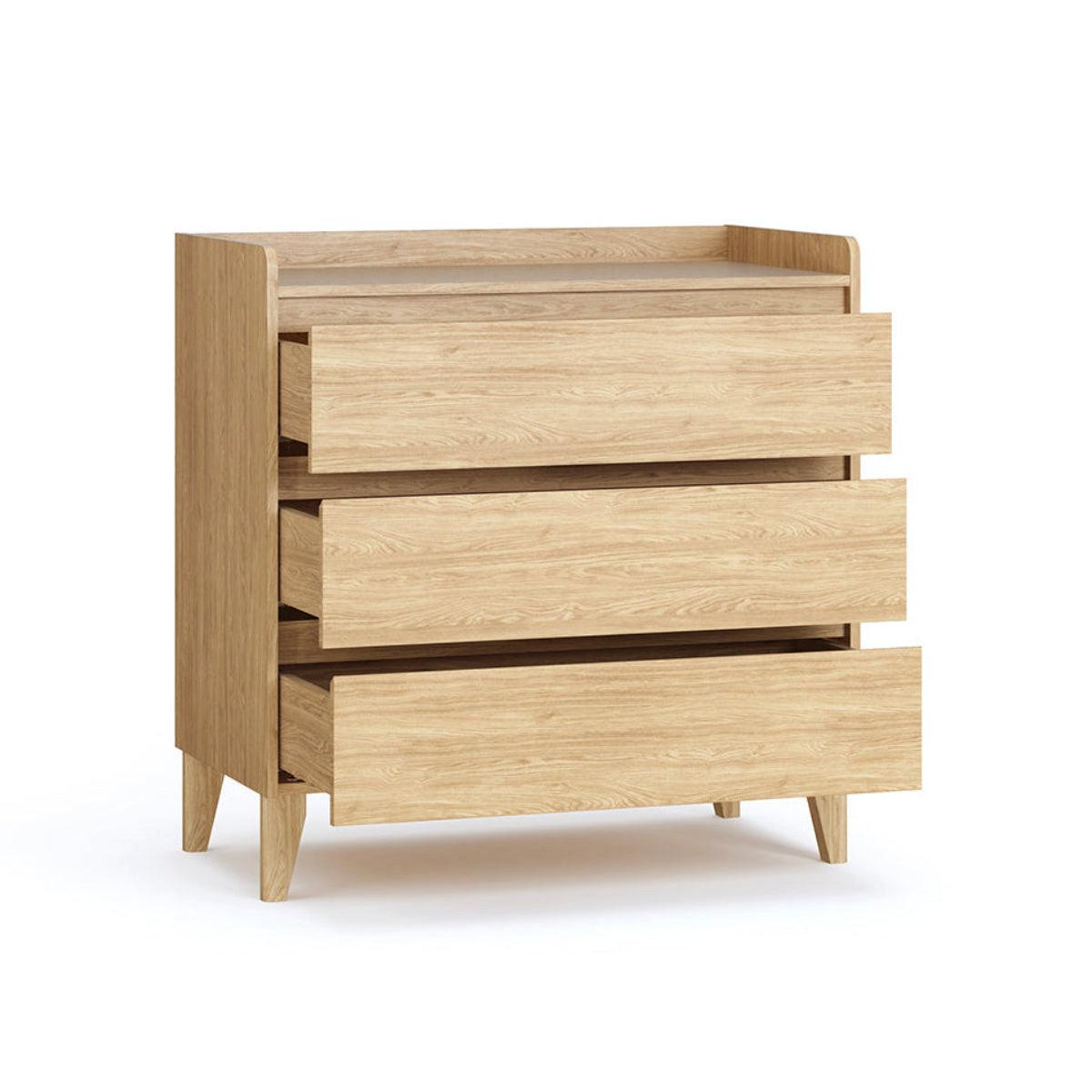 KINDERKOMMODE Muve Holz - Braun, Holzwerkstoff (90/91/48cm) - Petits-meubles