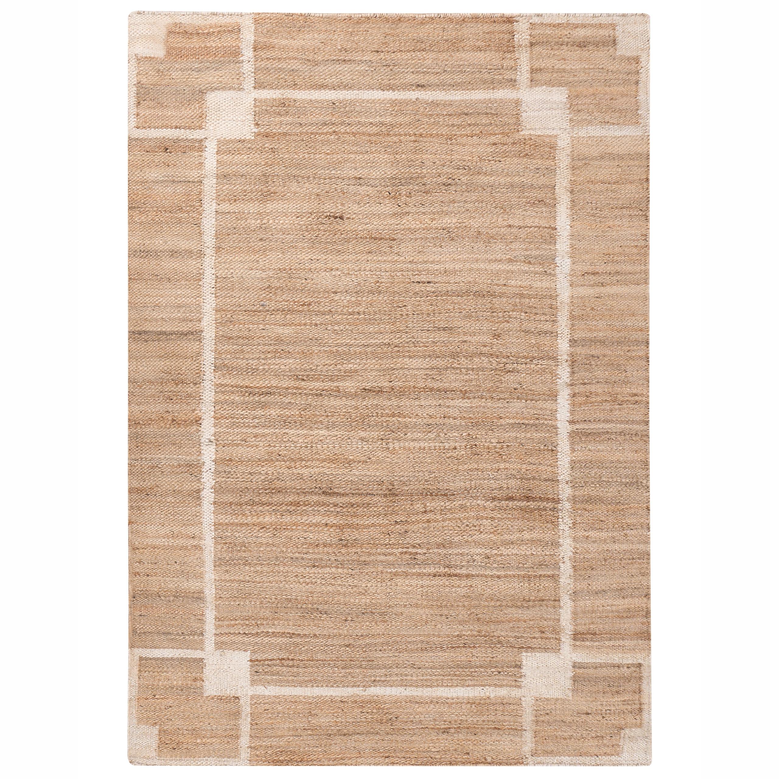 TEPPICH Hellbeige 160/230 cm Jute Gondia - Beige, Textil (160/230cm) - Beliani