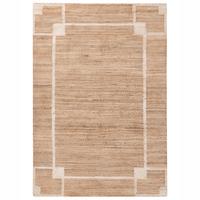 TEPPICH Hellbeige 160/230 cm Jute Gondia - Beige, Textil (160/230cm) - Beliani