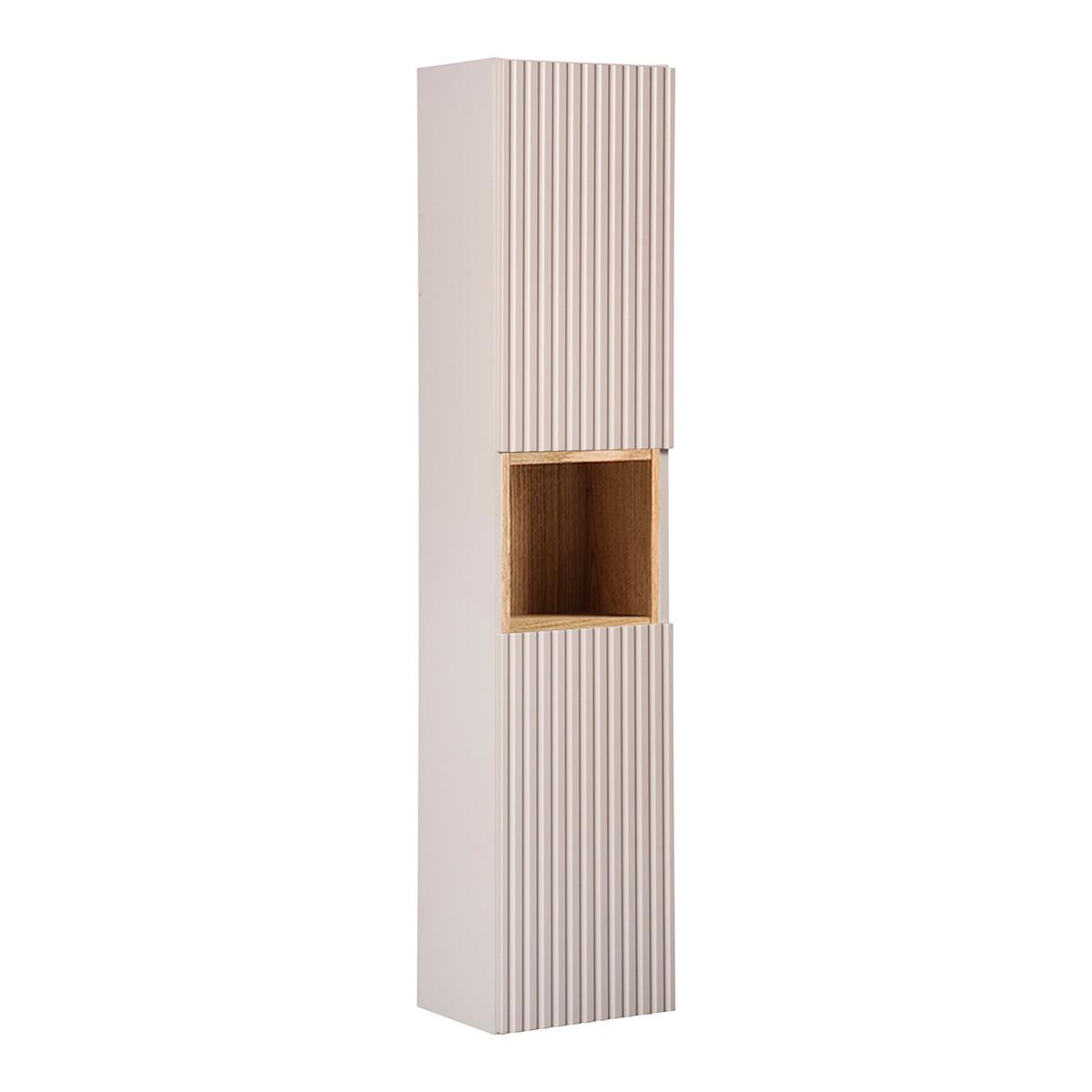 WASCHTISCHUNTERSCHRANK 80.4cm Riva 2er-Set Kaschmir - Beige, Holzwerkstoff (80.4/60/40cm) - Petits-meubles