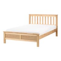 BETT mit Lattenrost 120/200 cm Kiefernholz Hellbraun Mayenne - Hellbraun, Holz (120/200cm) - Beliani