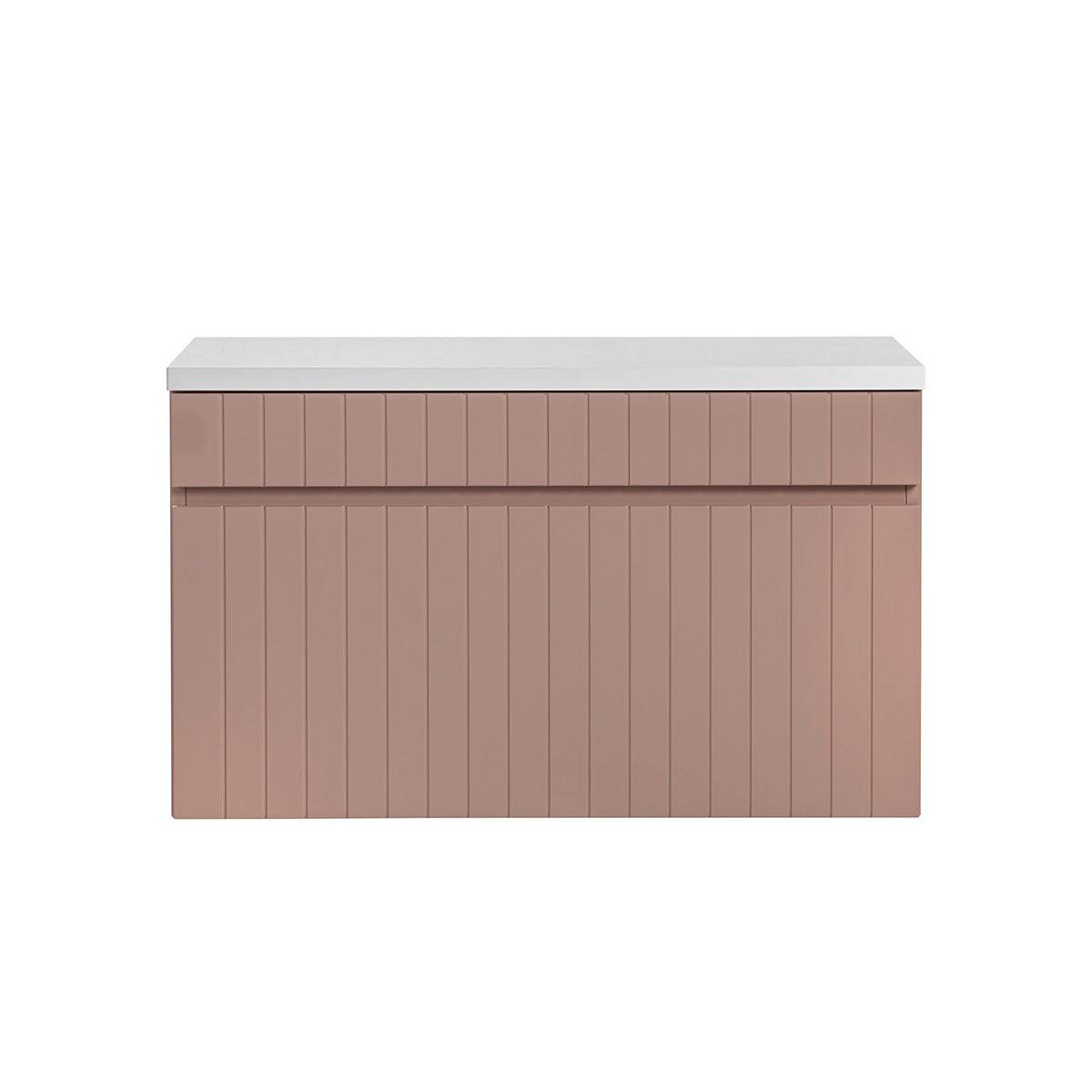 WASCHTISCHUNTERSCHRANK 80.4cm Zelie Rose - Pink, Holzwerkstoff (80.4/48/46cm) - Petits-meubles