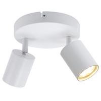 STRAHLER Belohnung 2-flammig 15/15/14.4 cm - Weiß, Metall (15/15/14.4cm) - ZMH