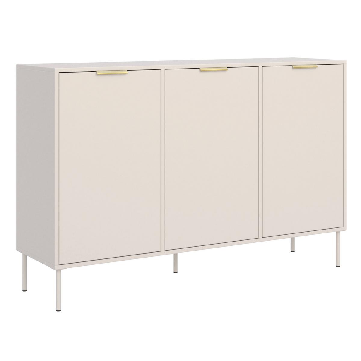 SIDEBOARD Vena Kaschmir 150 cm - Kaschmir/Goldfarben, Holzwerkstoff/Kunststoff (150/86/40cm) - Selsey