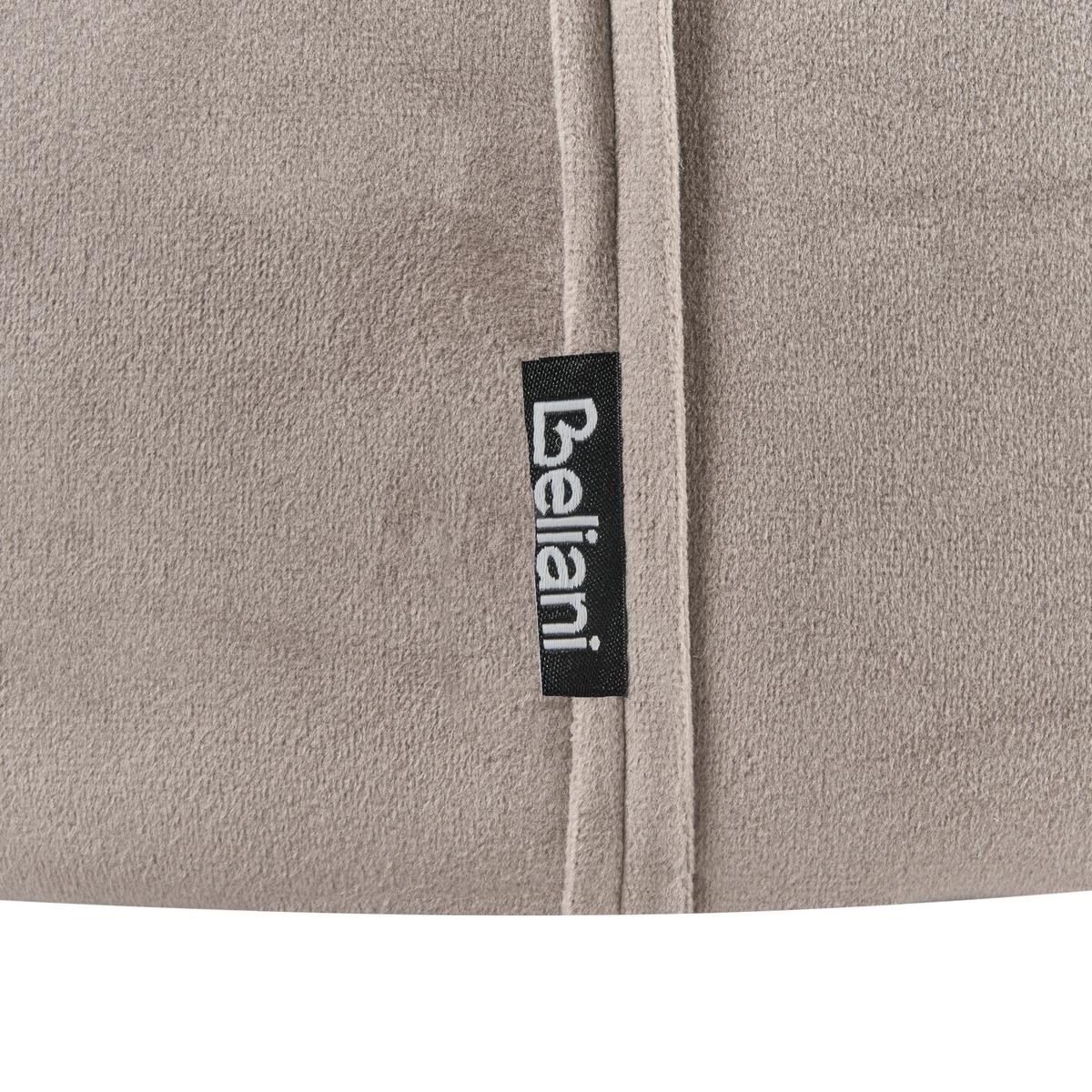 POUF Taupe Sedona - Taupe, Textil (40/43/40cm) - Beliani