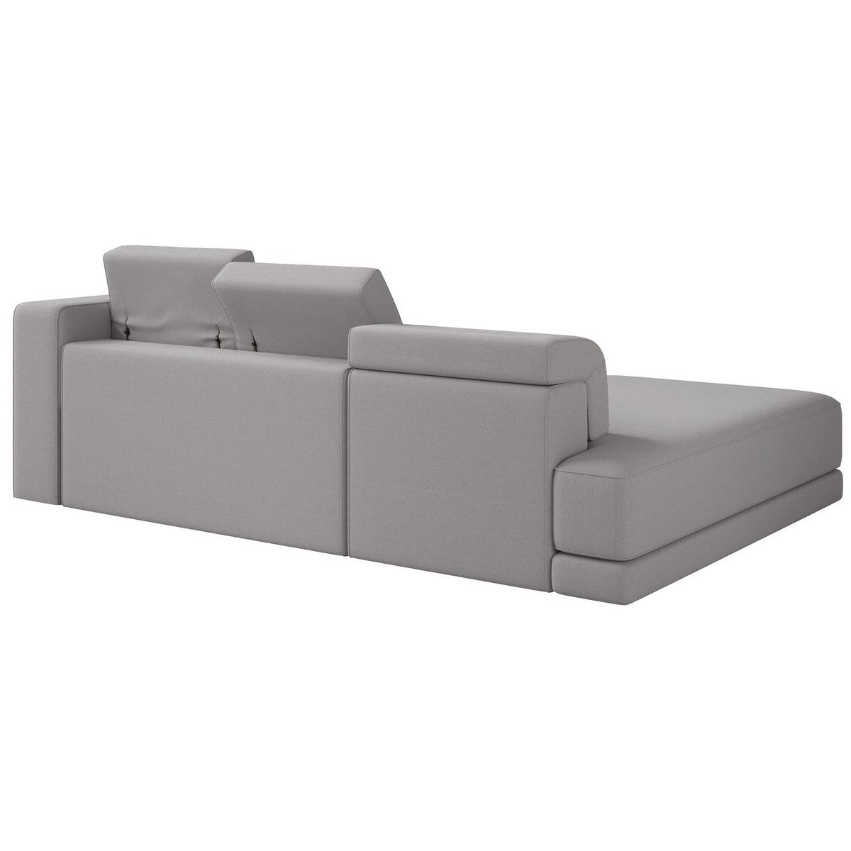 ECKSOFA Novals L-Form, 4-Sitzer, links 278 cm - Schwarz/Grau, Holz/Kunststoff (278/168cm) - Selsey