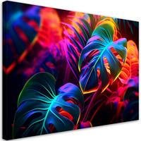KUNSTDRUCK Bunt 90/60 cm - Multicolor, Textil (90/60cm) - KUNSTLOFT