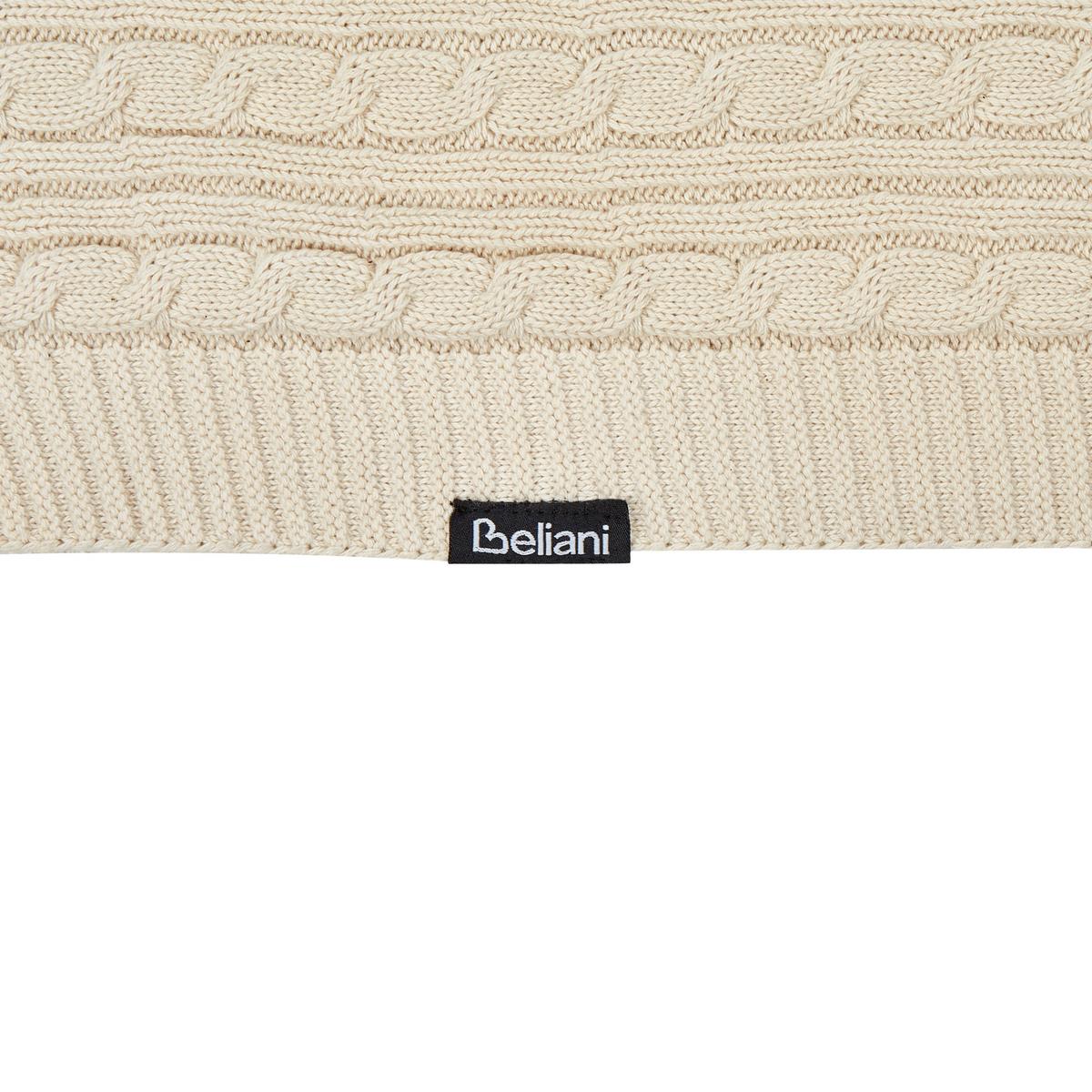 DECKE Helles Beige Anamur 180/110 cm - Beige, Naturmaterialien/Textil (110/180cm) - Beliani