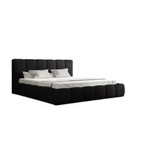 POLSTERBETT Giulia Magic Velvet - Schwarz, Holzwerkstoff/Textil (160/200cm) - Fun Möbel