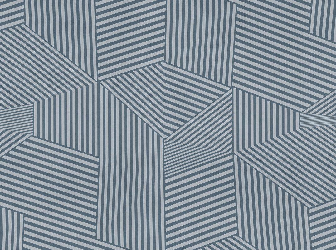 VLIESTAPETE Blau 371/280 cm - Blau/Grau, Textil (371/1cm) - KUNSTLOFT