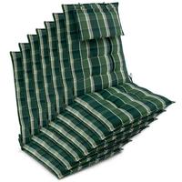 HOCHLEHNER Sun-HL 119x50x8cm Grün-Kariert (7tlg) - Dunkelgrün, Textil (50/120cm) - Beautissu 