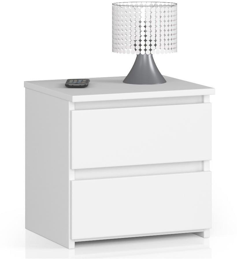 NACHTTISCH Weiß 40/40/35 - Weiß, Holzwerkstoff (40/40/35cm) - RAUMHIRSCH FURNITURE