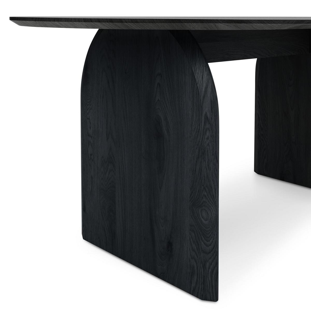ESSTISCH MALA schwarz - Schwarz, Holzwerkstoff (90/180/76cm) - IDIMEX