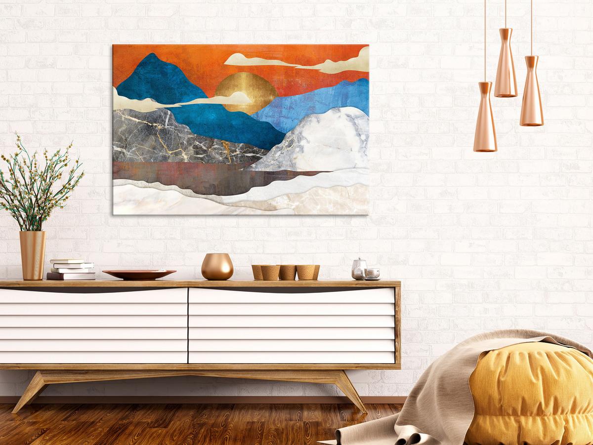 KUNSTDRUCK Bunt 90/60 cm - Multicolor, Textil (90/60cm) - KUNSTLOFT