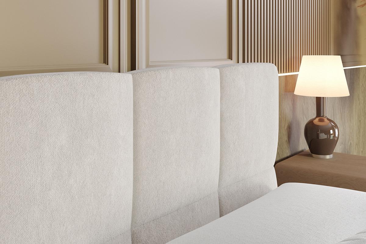 BOXBETT mit Matratze und Lattenrost - LIRO-Z - 120x200 - Beige Casablanca - Beige, Holzwerkstoff (120/200cm) - ALTDECOR