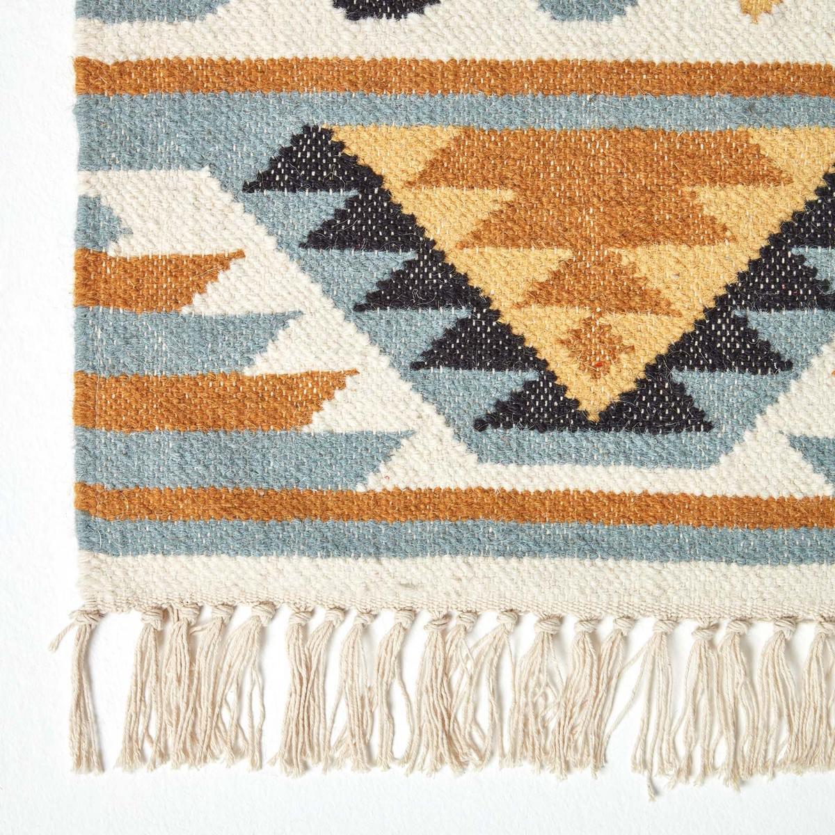 KELIM-TEPPICH Agra handgewebt 120/170 cm - Multicolor, Textil (120/170cm) - Homescapes