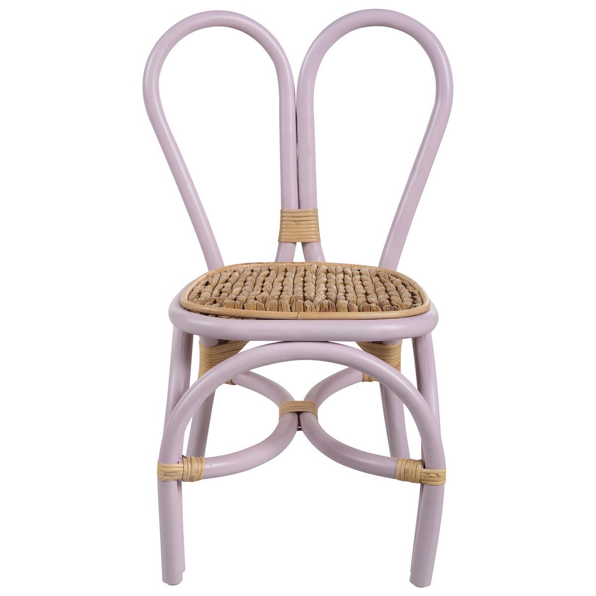 KINDERSESSEL Violett Desimi - Violett, Naturmaterialien (38/60/38cm) - Beliani