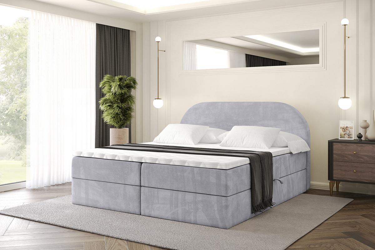BOXBETT mit Matratze H3 und Lattenrost - NOX - 120x200 - Grau Monolith - Grau, Holzwerkstoff/Kunststoff (120/200cm) - ALTDECOR