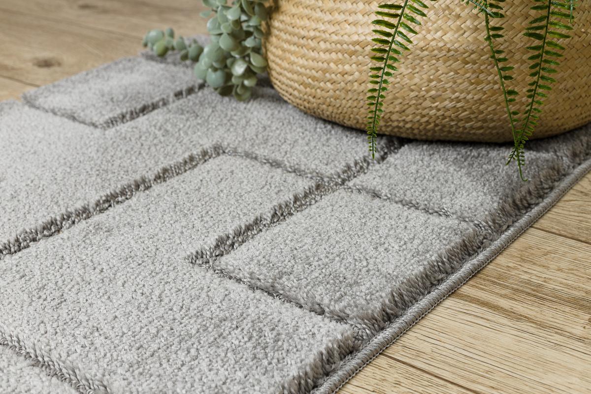 TEPPICH Dywaniki łazienkowe 50/80 cm - Grau, Textil (50/80cm) - rugsX