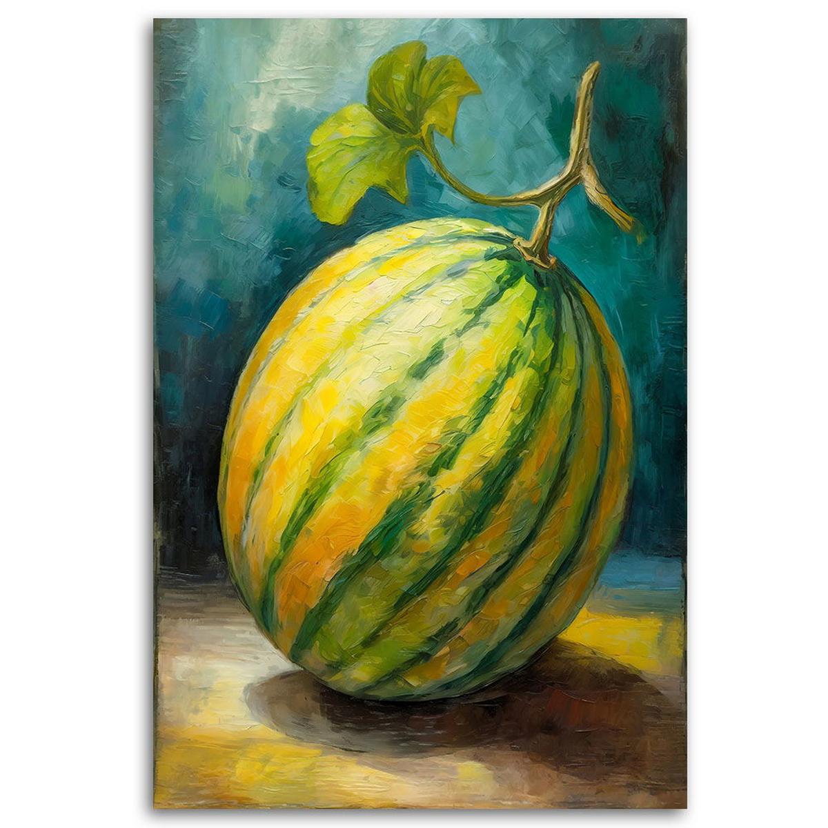 KUNSTDRUCK Grün 60/90 cm - Grün, Textil (60/90cm) - KUNSTLOFT