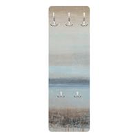 WANDGARDEROBE - Horizont über Blau I 34/105 cm - Blau, Holzwerkstoff (34/105/1.6cm) - Bilderwelten