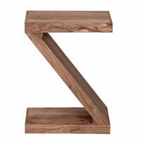 BEISTELLTISCH Massivholz Z Cube Landhausstil Design MUMBAI, Akazie 30x44x59 cm - Akaziefarben, Holz (44/30/59cm) - KADIMA DESIGN