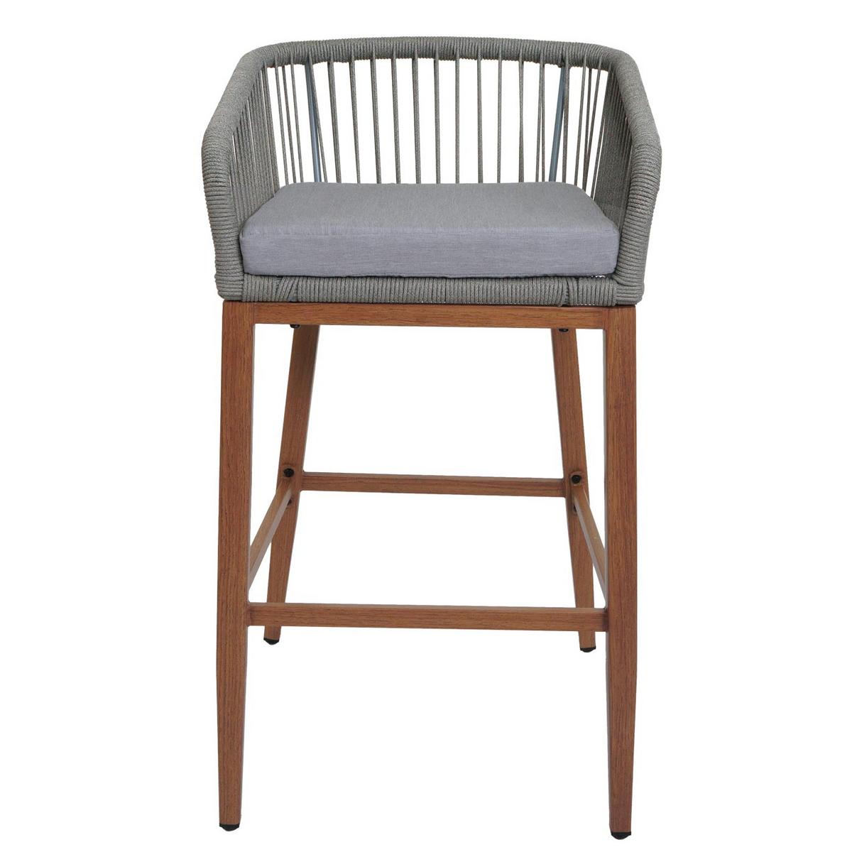 BARHOCKER Hellgrau, Hellgrau - Hellgrau, Metall (51/92/53cm) - MCW