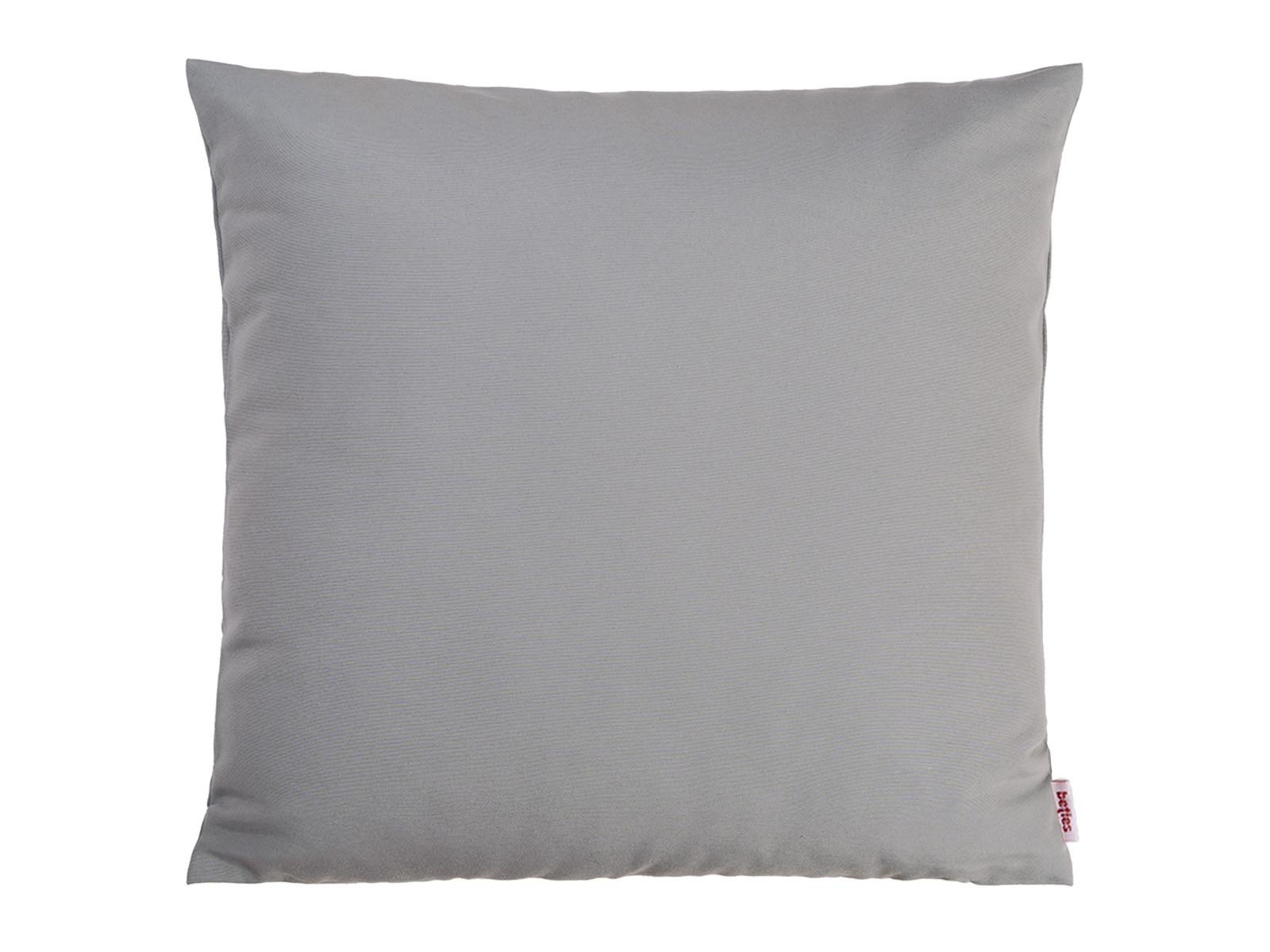 KISSENHÜLLE Wunschton silber 50/50 cm - Grau, Textil (50/50cm) - beties Heimtextil
