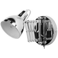 WANDLEUCHTE Harrington 46/11/15 cm - Silberfarben, Metall (11/15/46cm) - Beliani