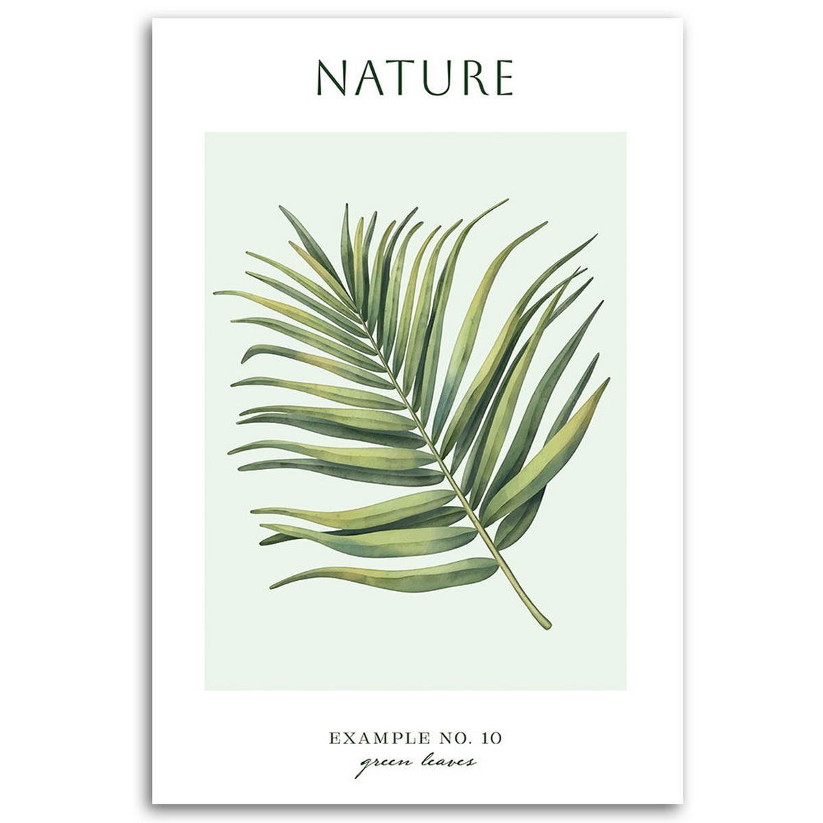 KUNSTDRUCK Grün 70/100 cm - Grün, Textil (70/100cm) - KUNSTLOFT