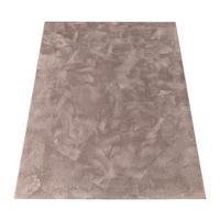 KURZFLORTEPPICH, einfarbig, aus Polyester, Taupe, 200 x 280 cm - Braun, Textil (200/280cm) - KADIMA DESIGN