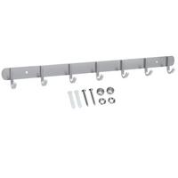 HAKENLEISTE 54/4.7/4.7 cm - Silberfarben, Metall (4.7/4.7/54cm) - Intirilife