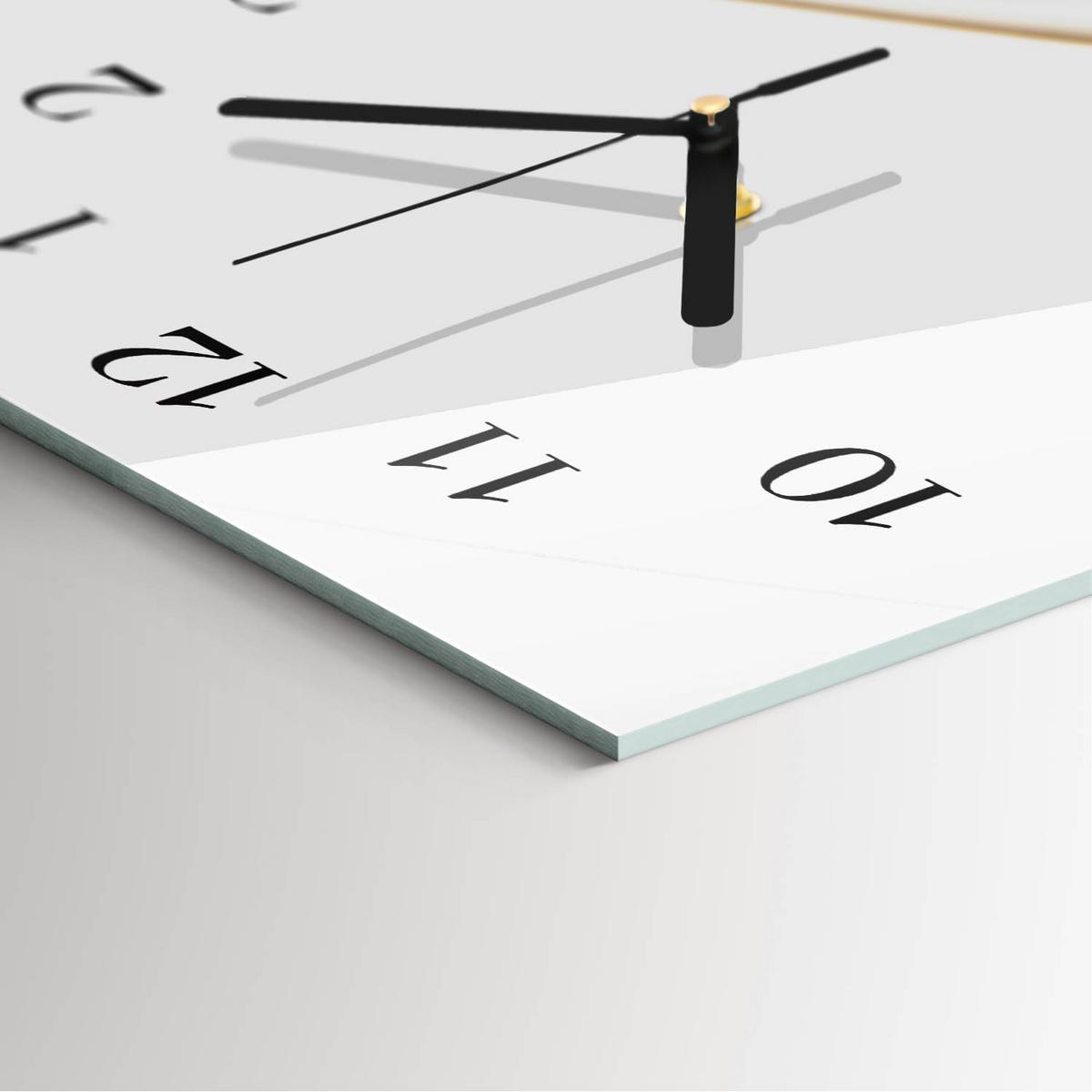 WANDUHR aus Glas 30x60 cm - Abstraktion - Multicolor, Glas (30/60/0.4cm) - TULUP