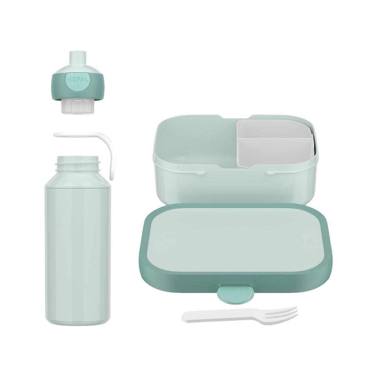LUNCHSET Campus Cool Mint 2-tlg. - Mintgrün, Kunststoff (2/2/2cm) - Mepal
