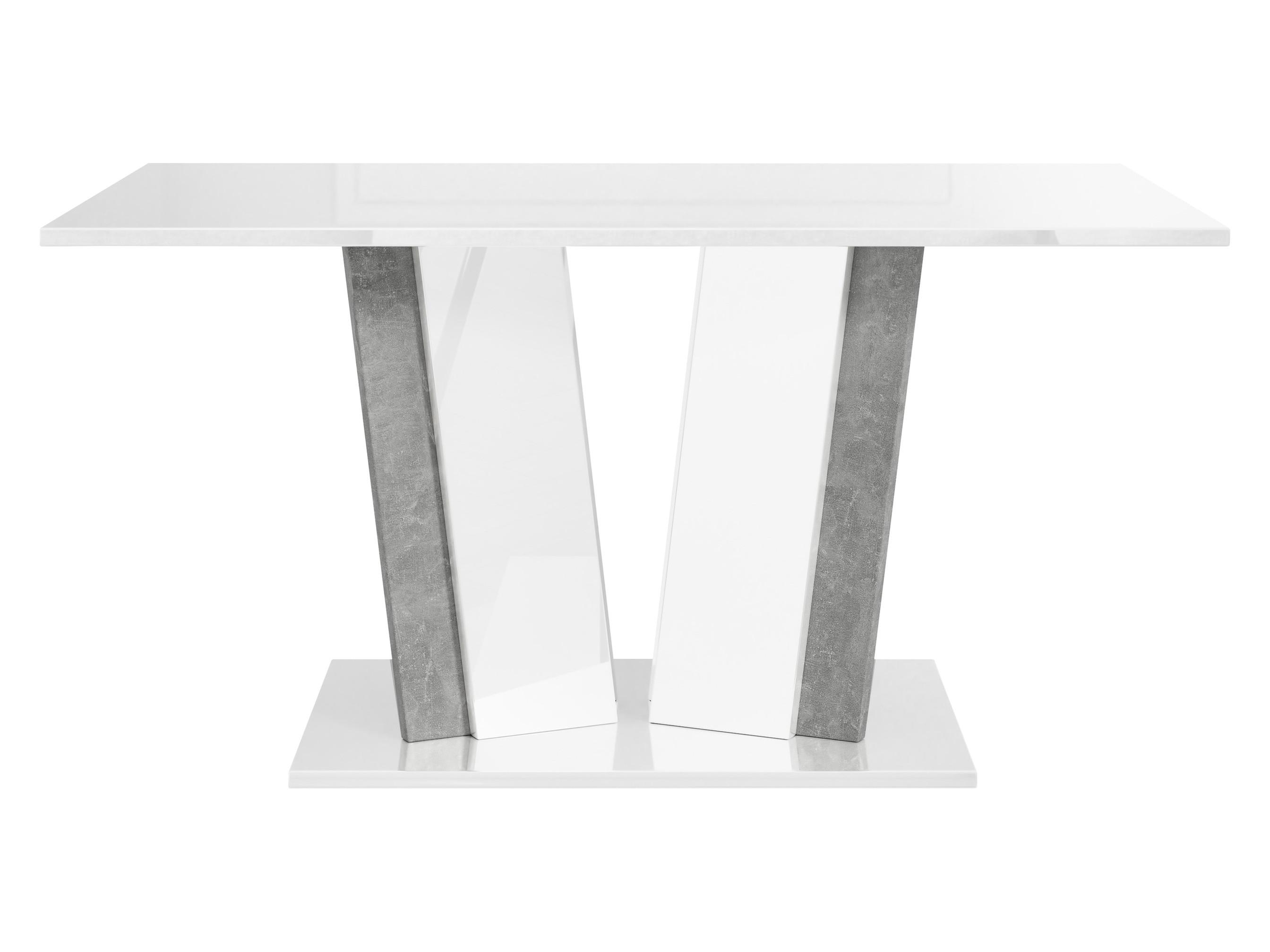 COUCHTISCH Doha II - Weiß Hochglanz/Grau, Holzwerkstoff (60/100/55cm) - MIRJAN24