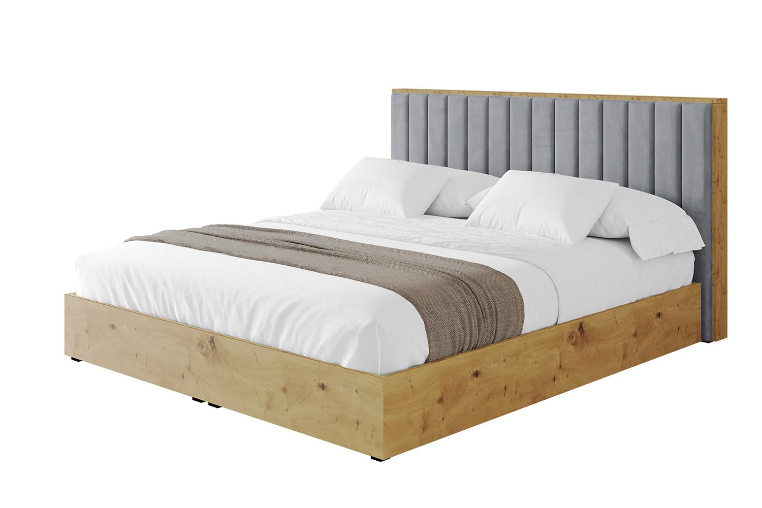 POLSTERBETT mit Bettkasten und Lattenrost, Bett mit Matratze H3/H4 - ENZO4 180x200 Grau - Grau, Holzwerkstoff/Textil (180/200cm) - ALTDECOR