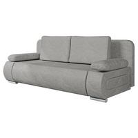 SCHLAFSOFA Emma - Silberfarben/Hellgrau, Holz/Kunststoff (200/77/92cm) - MIRJAN24