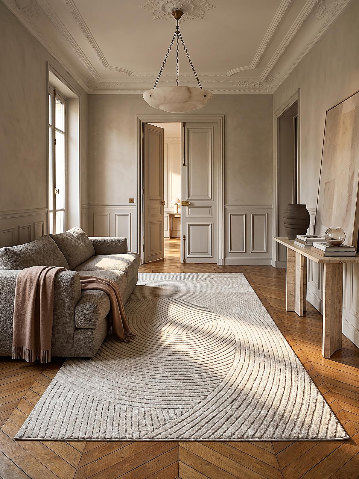 TEPPICHLÄUFER Geometrisch CETINA Polypropylen Creme 80 x 150 cm - Beige, Textil (80/150cm) - KADIMA DESIGN