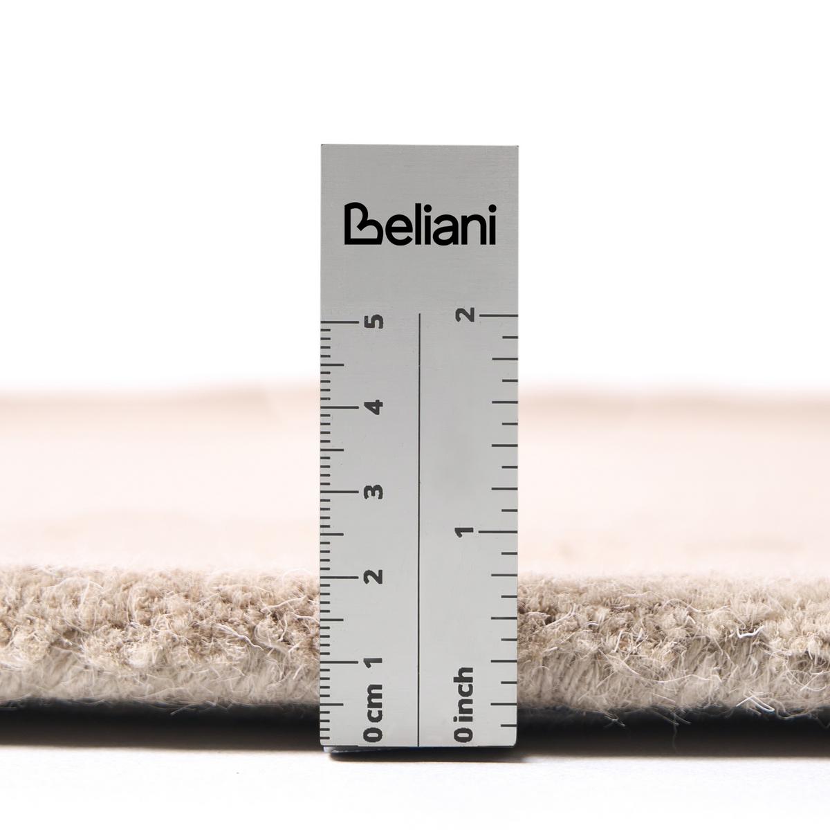 TEPPICH Cremeweiß 160/230 cm Wolle Nainital - Creme, Textil (160/230cm) - Beliani