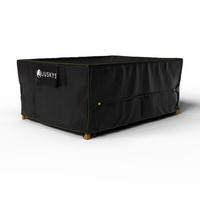 GARTENMÖBELABDECKUNG CoverSafe Pro schwarz - Schwarz, Kunststoff (182/100/242cm) - Juskys