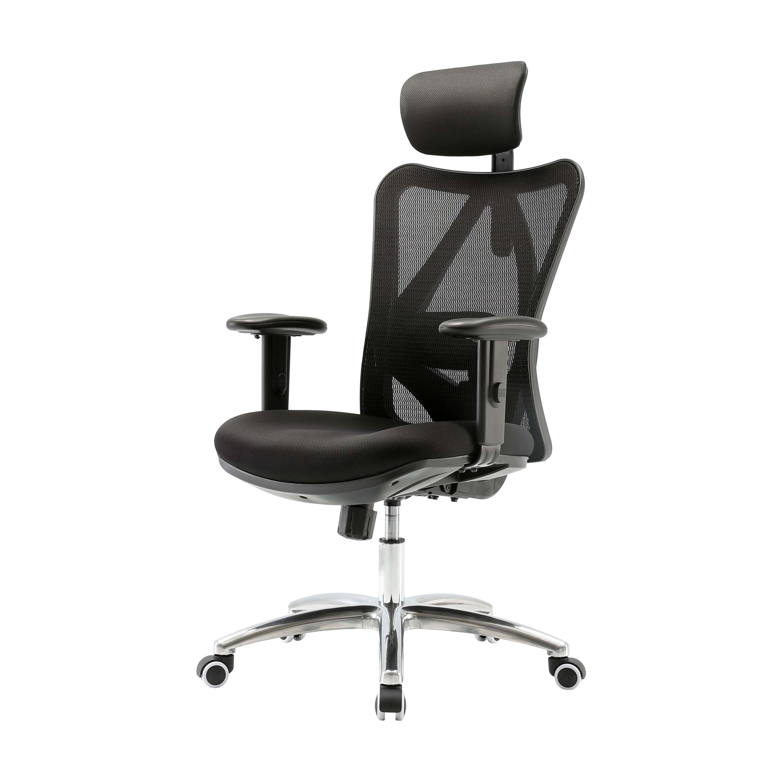 BÜROSTUHL Schwarz - Schwarz, Textil (66/129/69cm) - SIHOO