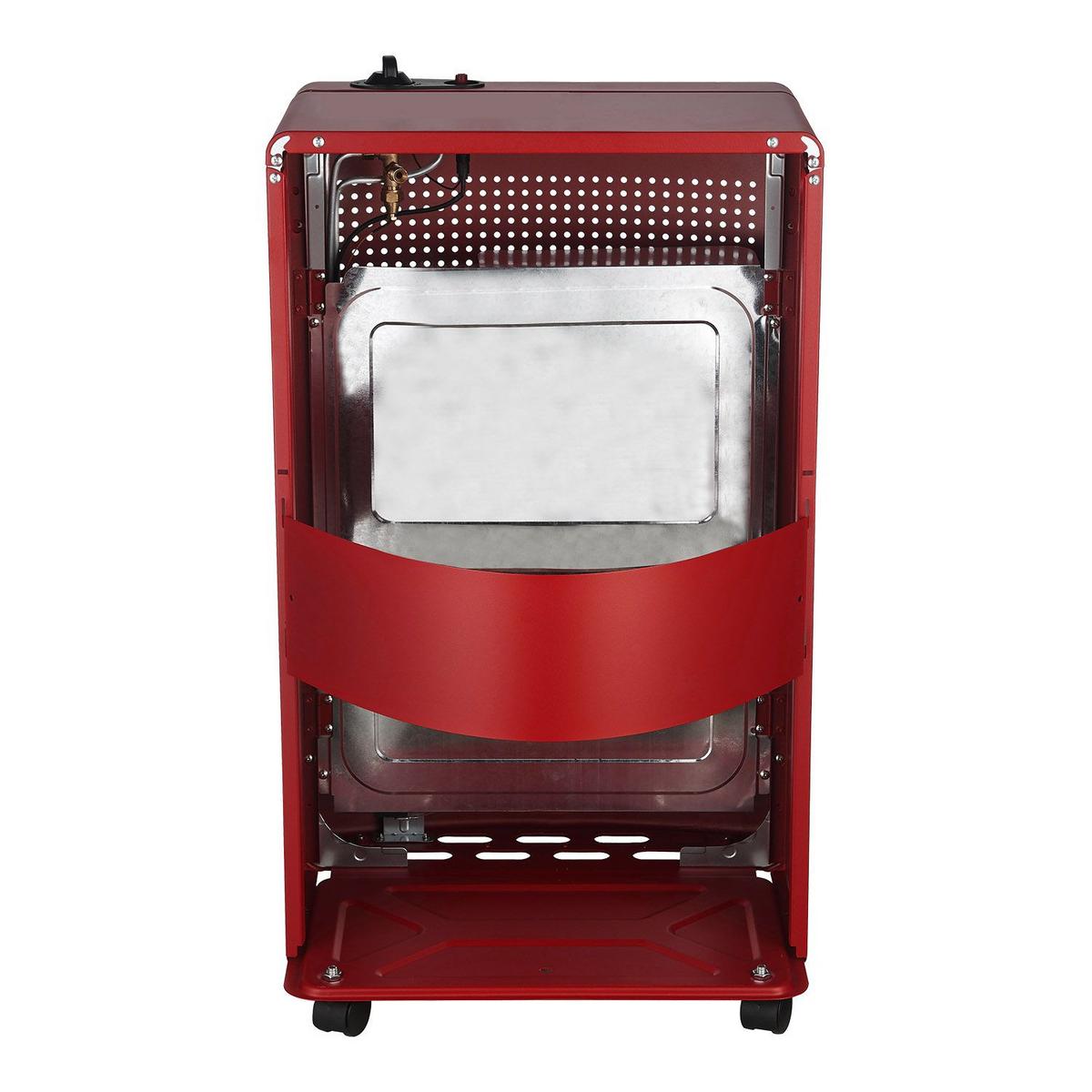 GASHEIZUNG GS42US rot - Rot, Metall (42/73/36cm) - Juskys