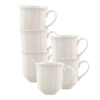 HENKELBECHER Manoir weiß 300 ml 6er Set - Weiß, Keramik (0.3L) - Villeroy & Boch
