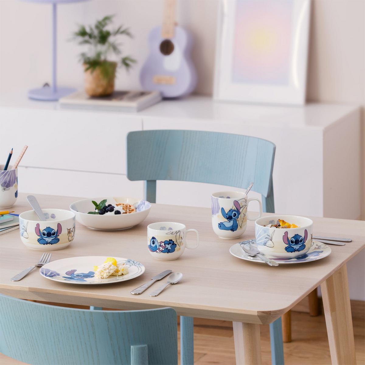KINDERTELLER Disney Stitch bunt ø 21,5 cm 6er Set - Multicolor, Keramik (21.5/1.6/21.5cm) - Villeroy & Boch
