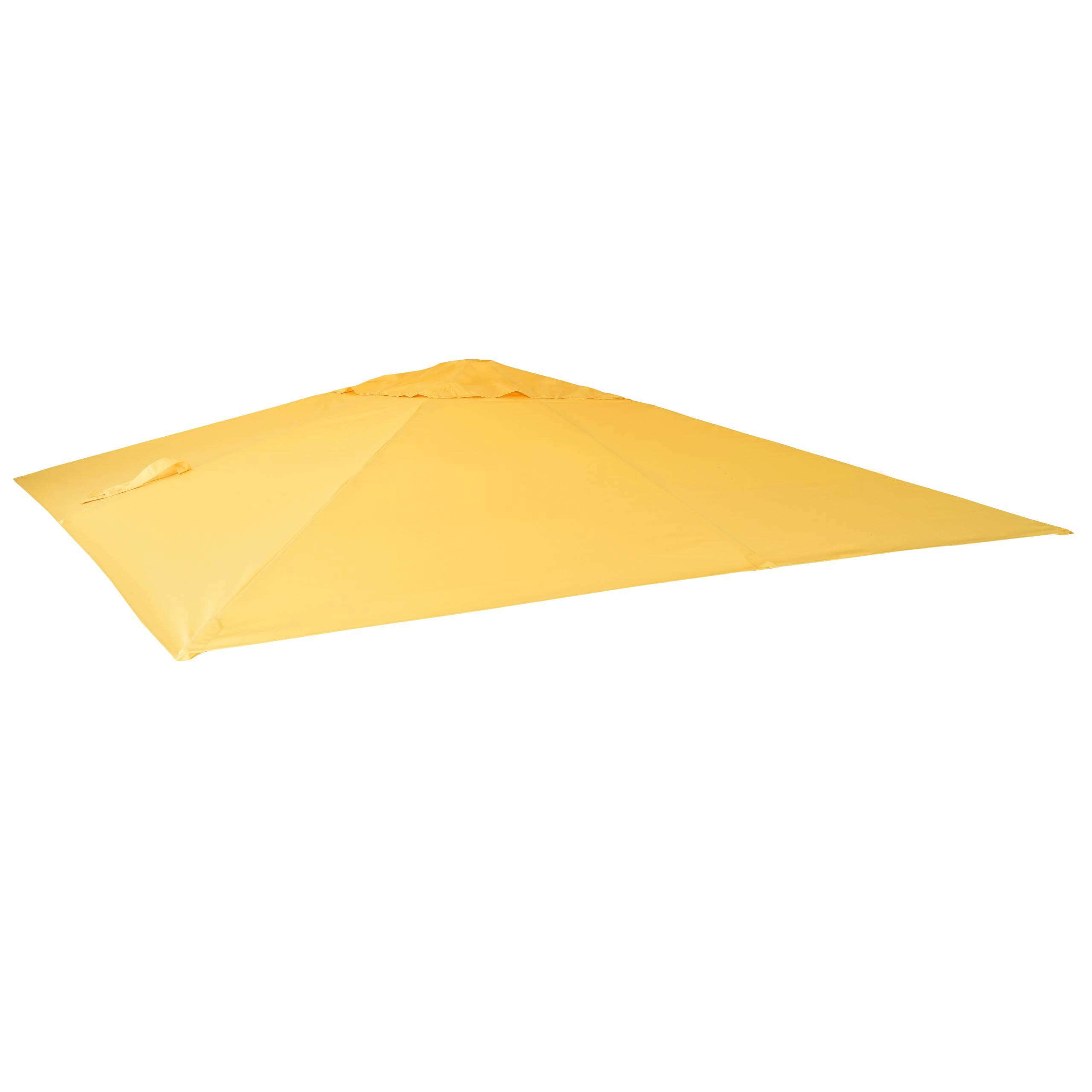 ERSATZ-BEZUG FÜR SCHIRM Gelb - Gelb, Textil (295/295cm) - MCW