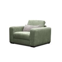 SESSEL OLI in Cordstoff salbeigrün - Salbeigrün, Holz/Textil (130/91/108cm) - Wozimo