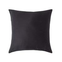 KISSENBEZUG Damast, Ägyptische Baumwolle, Fadendichte 330 - Schwarz, Textil (80/80cm) - Homescapes