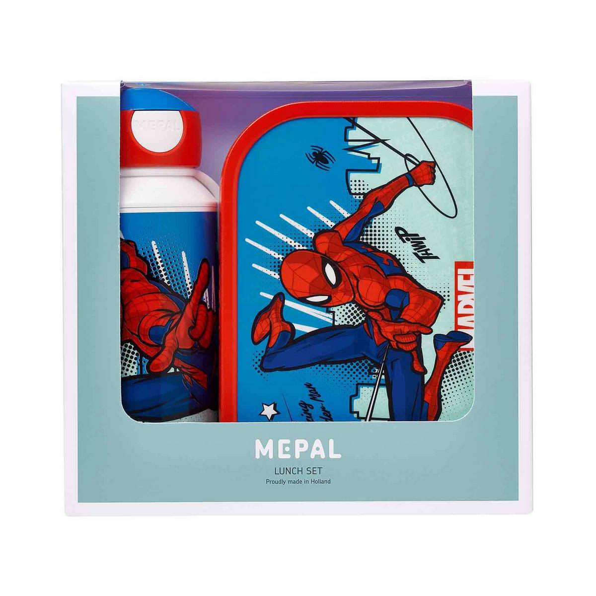 LUNCHSET Campus Spiderman 400 ml + 700 ml 2er Set - Blau/Rot, Kunststoff (7.5/18.8/20.5cm) - Mepal