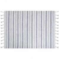 OUTDOOR-TEPPICH Bademli 230/160 cm - Weiß, Kunststoff (160/230cm) - Beliani